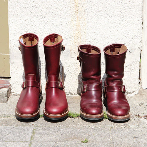 PRE-ORDER 2025 / WABASH ENGINEER BOOTS / HORWEEN LEATHER CXL / BURGUNDY - Image 11