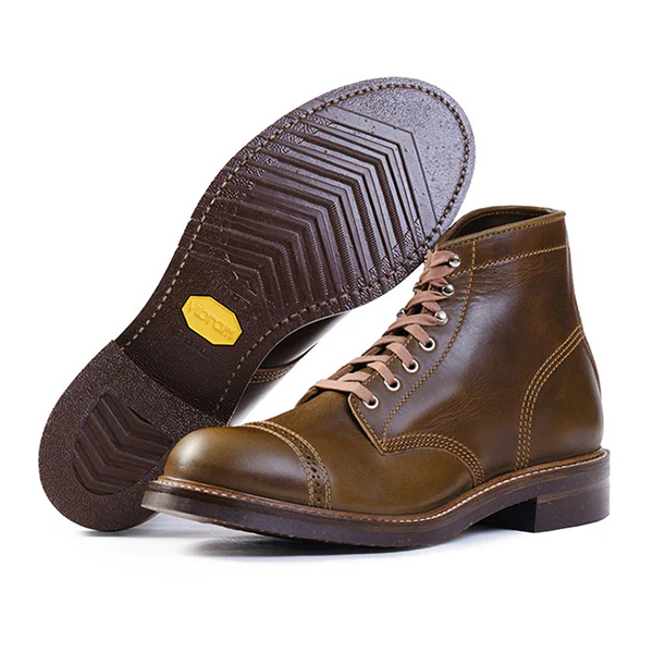 COMBAT BOOTS / HORWEEN LEATHER CXL / DARK OLIVE - Image 3