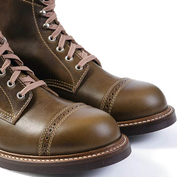 COMBAT BOOTS / HORWEEN LEATHER CXL / DARK OLIVE - Image 8