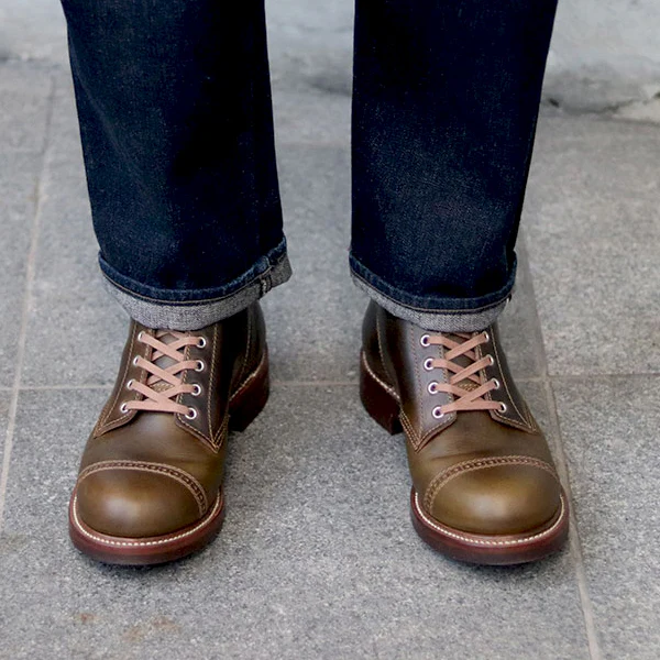 COMBAT BOOTS / HORWEEN LEATHER CXL / DARK OLIVE - Image 9