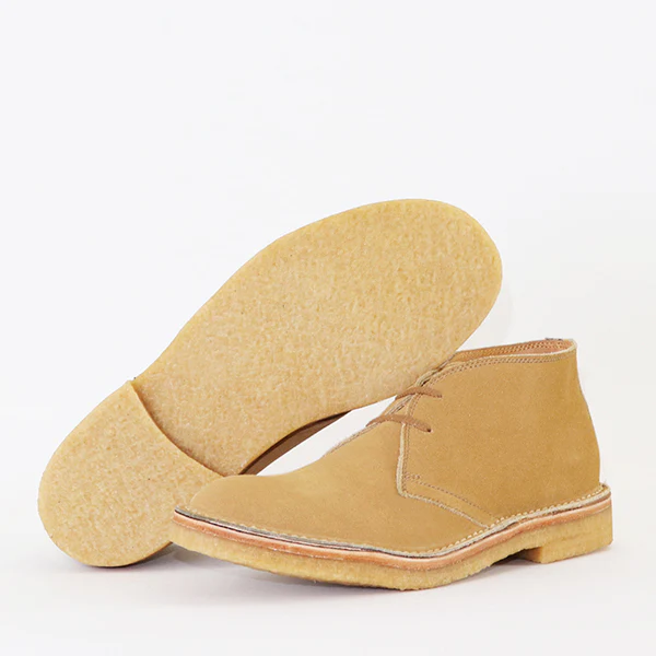 MILITARY DESERT BOOTS / JAPANESE SUEDE / SAND - Image 3