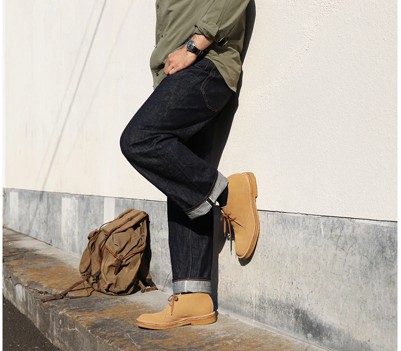 MILITARY DESERT BOOTS / JAPANESE SUEDE / SAND - Image 8