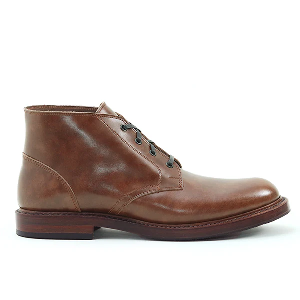THE STEADFAST CHUKKA BOOTS / CALFSKIN BROWN - Image 3