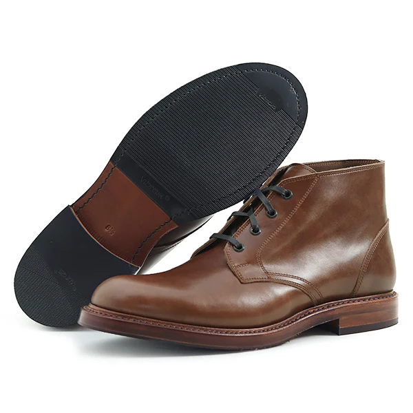 THE STEADFAST CHUKKA BOOTS / CALFSKIN BROWN - Image 4