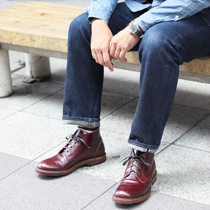 THE STEADFAST CHUKKA BOOTS / CALFSKIN / BURGUNDY - Image 11