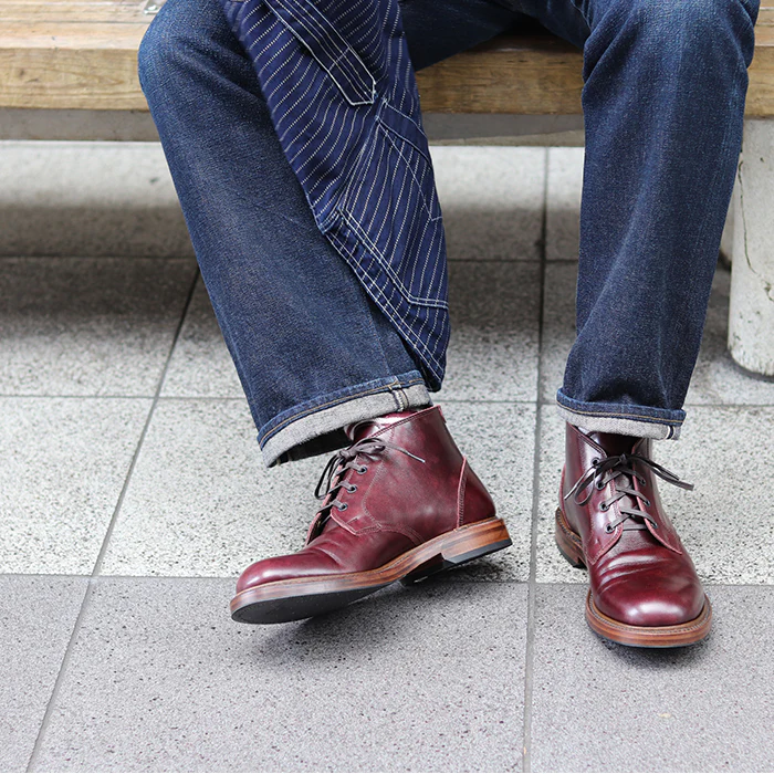 THE STEADFAST CHUKKA BOOTS / CALFSKIN / BURGUNDY - Image 12