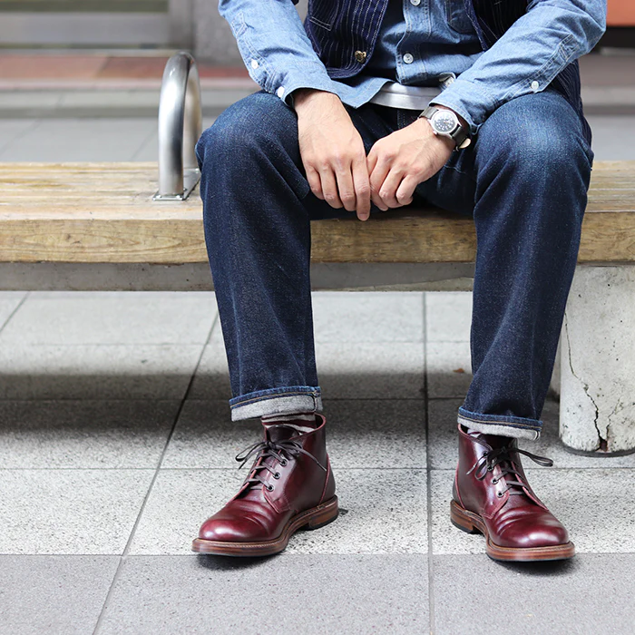 THE STEADFAST CHUKKA BOOTS / CALFSKIN / BURGUNDY - Image 13