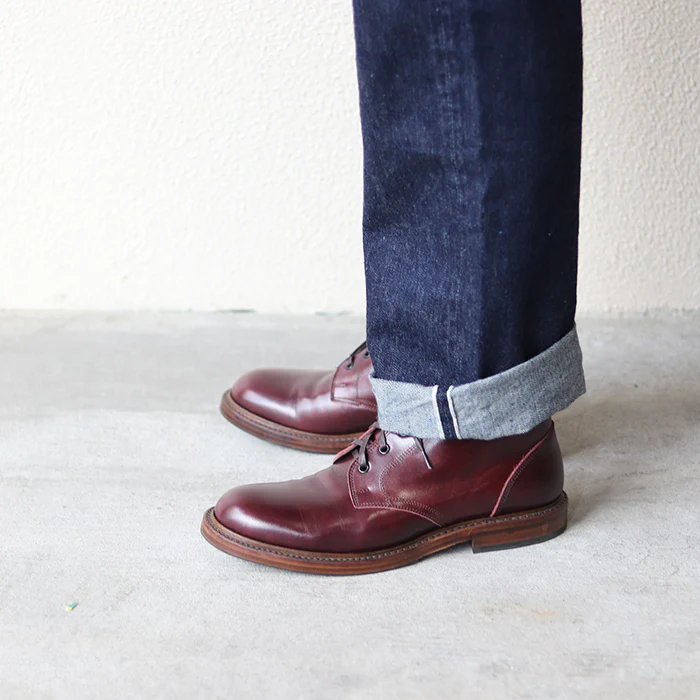 THE STEADFAST CHUKKA BOOTS / CALFSKIN / BURGUNDY - Image 14