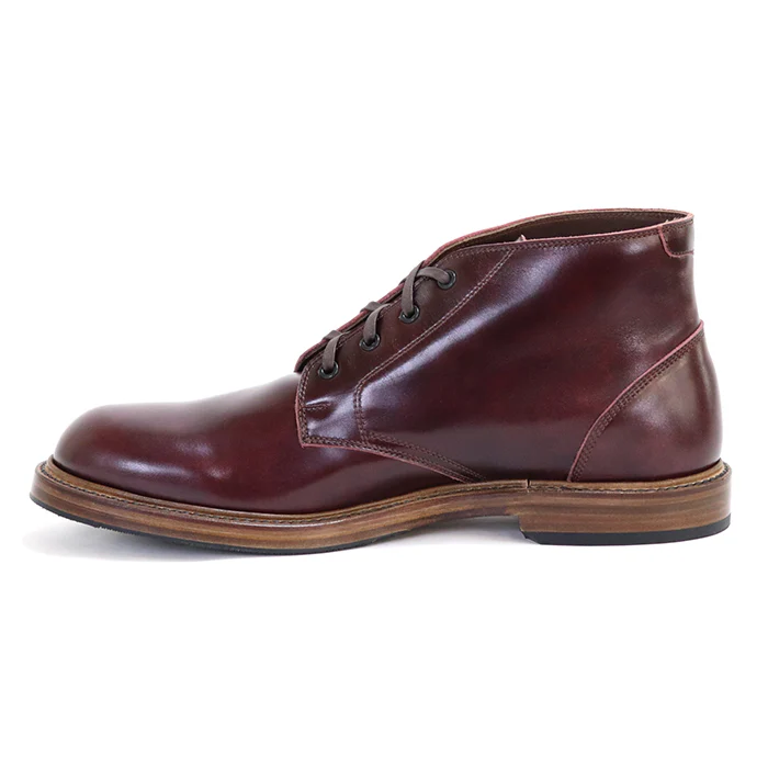 THE STEADFAST CHUKKA BOOTS / CALFSKIN / BURGUNDY - Image 5
