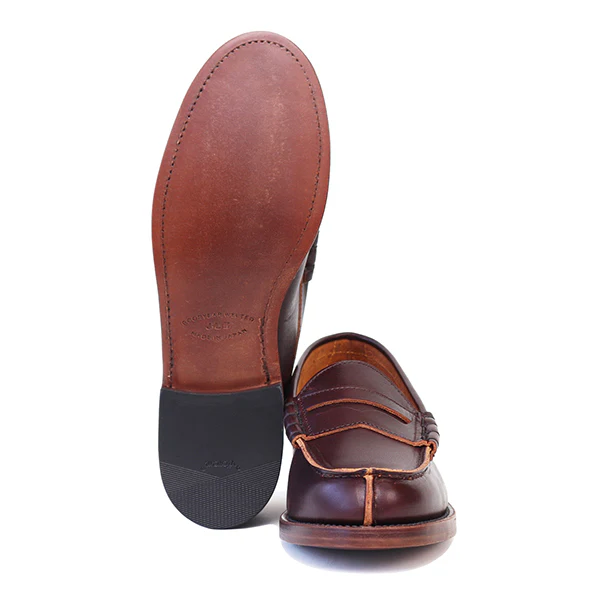 IVY LEAGUE PENNY LOAFERS / CONCERIA TOSCANO LISCIO LEATHER / BURGUNDY - Image 7
