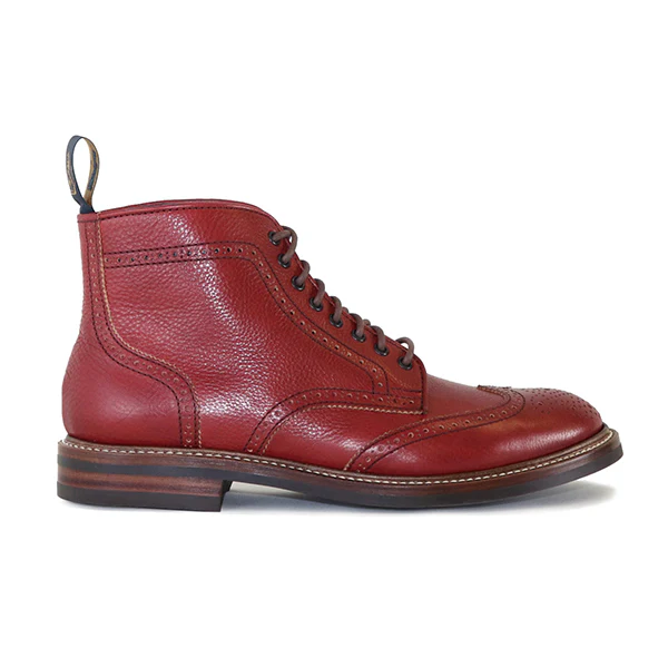 GLOVER BROGUES / CONCERIA 800 VACCHETTA / BURGUNDY - Image 3