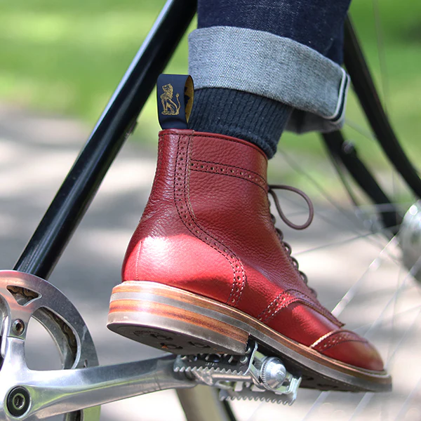 GLOVER BROGUES / CONCERIA 800 VACCHETTA / BURGUNDY - Image 7