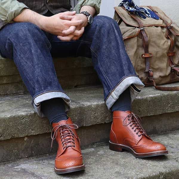 GLOVER BROGUES / CONCERIA 800 VACCHETTA / CAMEL - Image 8