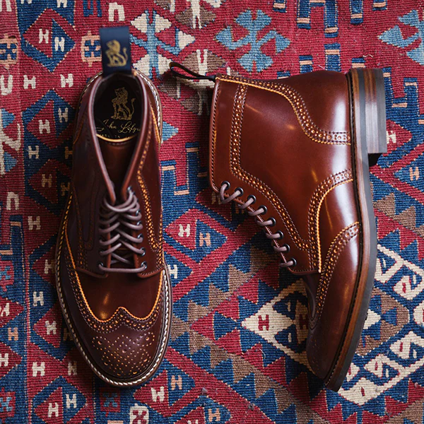 GLOVER BROGUES / SHINKI HIKAKU SHELL CORDOVAN / COGNAC - Image 7