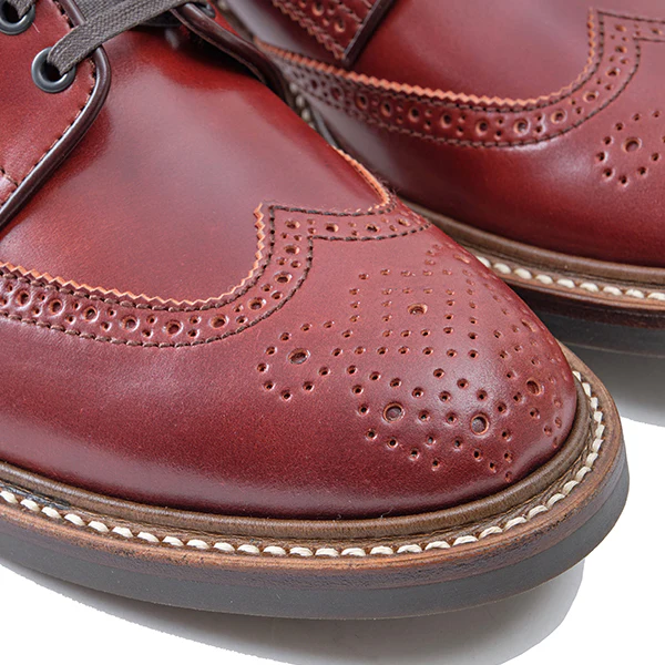 GLOVER BROGUES / SHINKI HIKAKU SHELL CORDOVAN / RED BROWN - Image 10