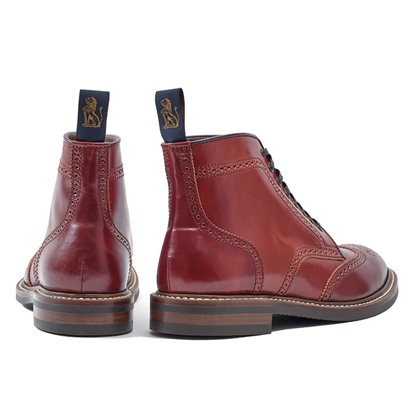GLOVER BROGUES / SHINKI HIKAKU SHELL CORDOVAN / RED BROWN - Image 6