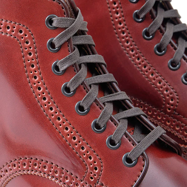GLOVER BROGUES / SHINKI HIKAKU SHELL CORDOVAN / RED BROWN - Image 9