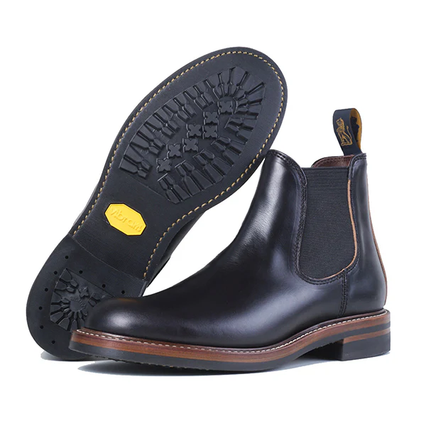 CHELSEA BOOTS / HORWEEN LEATHER CXL / BLACK - Image 3