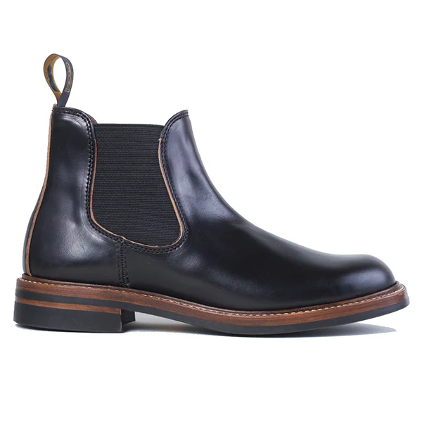 CHELSEA BOOTS / HORWEEN LEATHER CXL / BLACK - Image 4