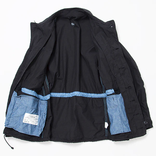 M-43 FIELD JACKET / COTTON RIPSTOP LIGHT / BLACK - Image 4