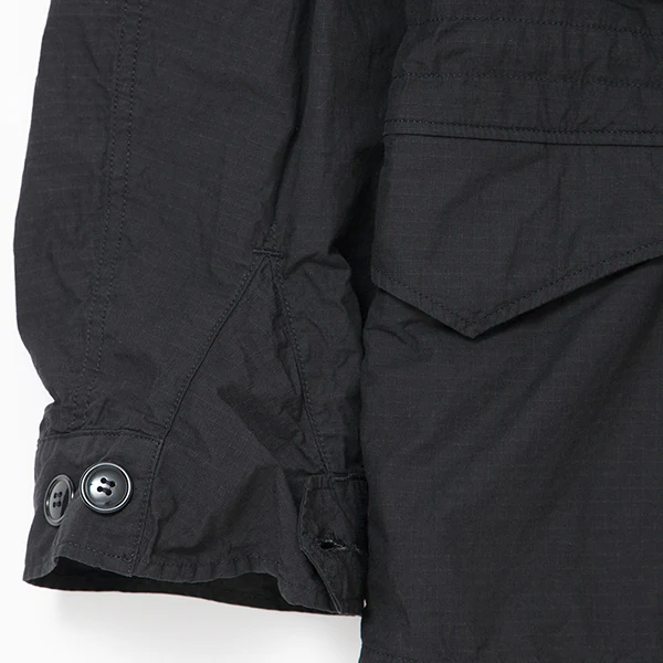 M-43 FIELD JACKET / COTTON RIPSTOP LIGHT / BLACK - Image 7