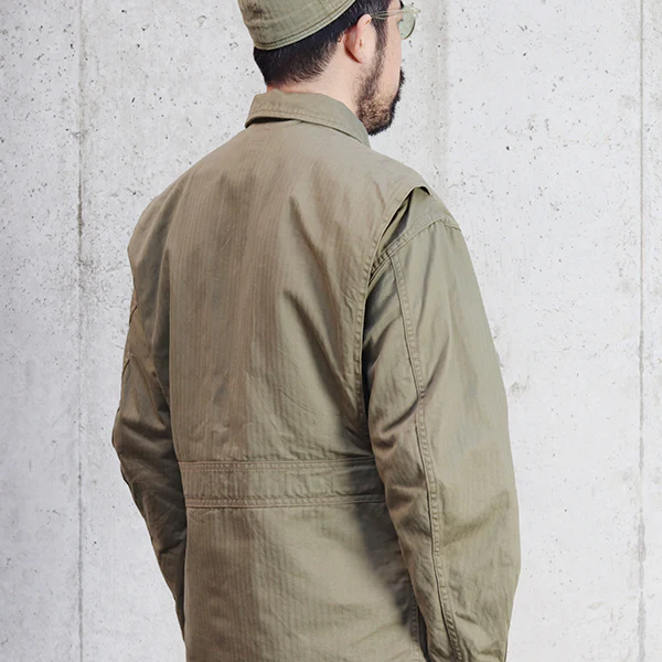ATOLL FLYERS JACKET / OLIVE HBT - Image 13