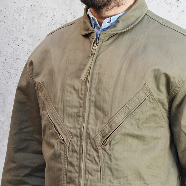 ATOLL FLYERS JACKET / OLIVE HBT - Image 9