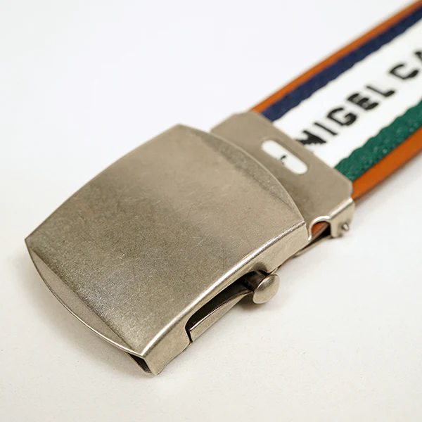 MILITARY ROLLER BUCKLE BELT / OFF WHITE - Image 3