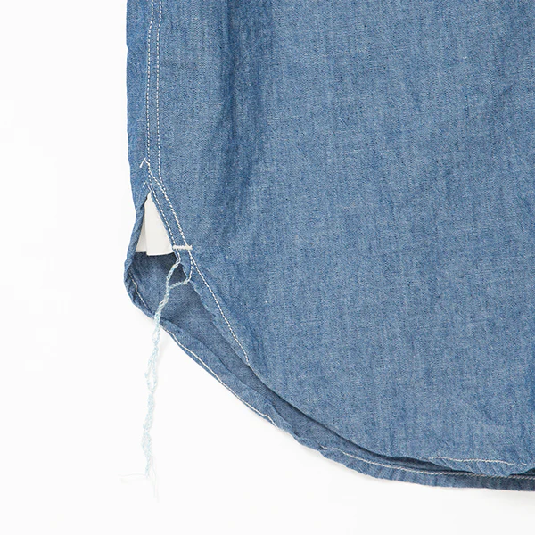 SALE / NAVY 1 POCKET SHIRT SHORT SLEEVE / BLUE - Image 5