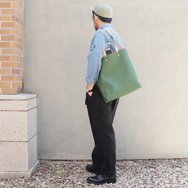 SALE / PAINT CANVAS BAG  LARGE SIZE - Image 13