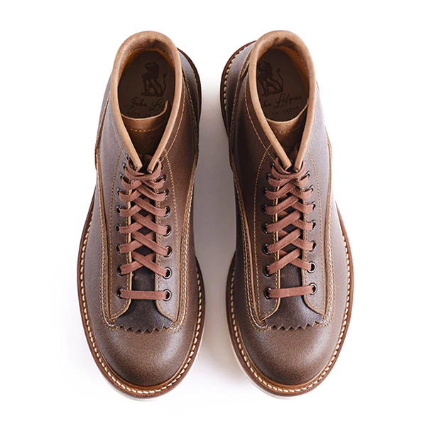 PRE-ORDER 2026 / DONKEY PUNCHER BOOTS / HORWEEN WAXED FLESH / NATURAL - Image 6