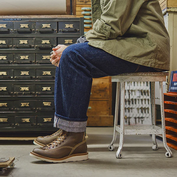 PRE-ORDER 2026 / DONKEY PUNCHER BOOTS / HORWEEN WAXED FLESH / NATURAL - Image 9