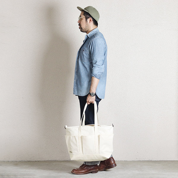 RATTLER BAG / VINTAGE STYLE CANVAS / NATURAL - Image 5