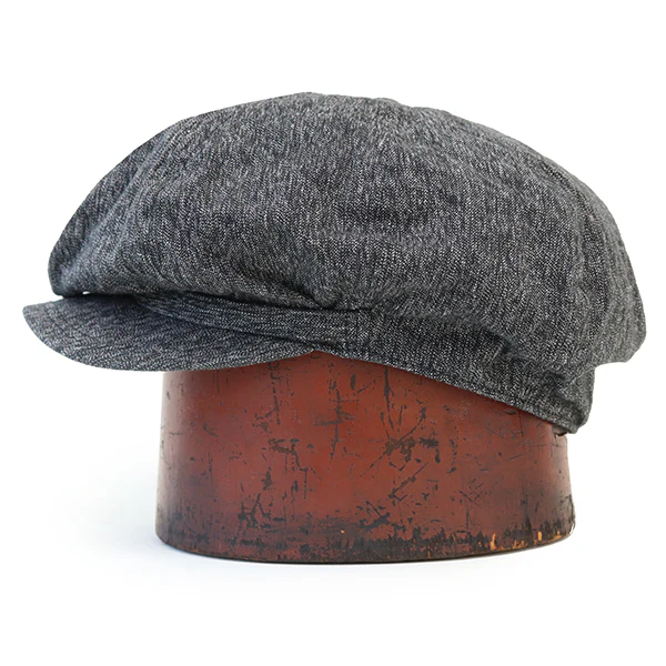THE RITE STUFF / WAVERLY 8-PANEL SALT & PEPPER CAP / GRAINED CHAMBRAY - Image 4