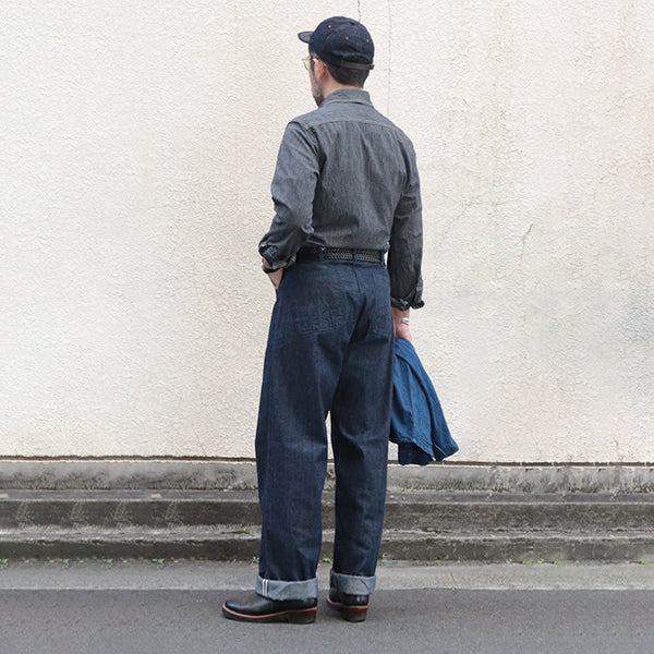 SAILOR MOKU PANTS / 10.5oz SELVEDGE DENIM / INDIGO - Image 6