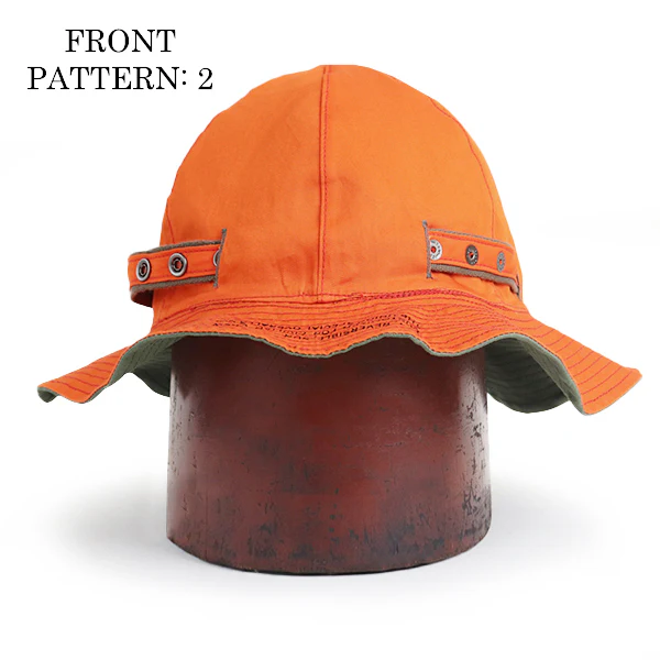 U.S. ARMY SUN HAT REVERSIBLE / MILITARY BACK SATIN × COTTON TWILL - Image 8