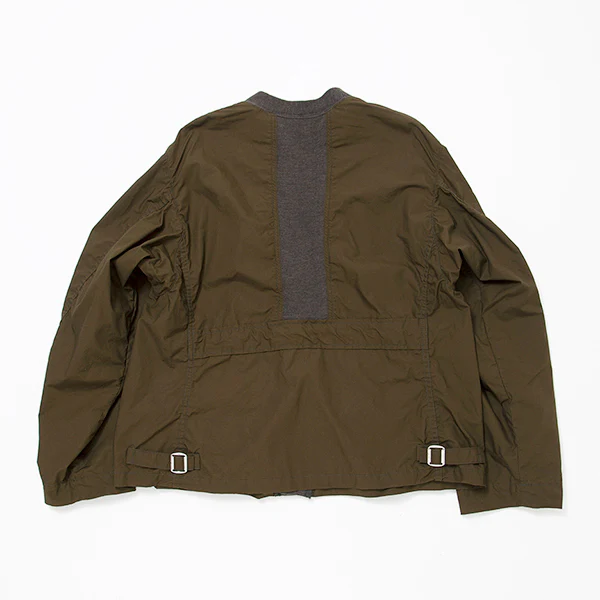 UTICA BLOUSE / COTTON TYPEWRITER CLOTH / BROWN - Image 3