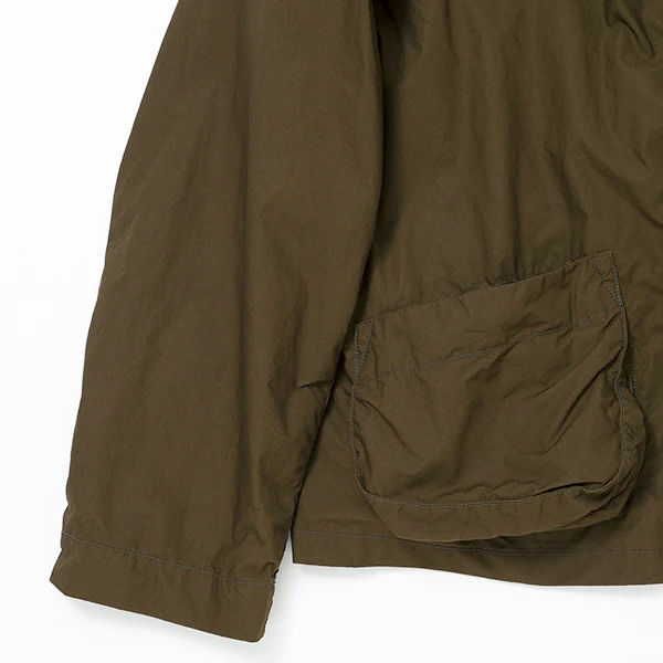 UTICA BLOUSE / COTTON TYPEWRITER CLOTH / BROWN - Image 4