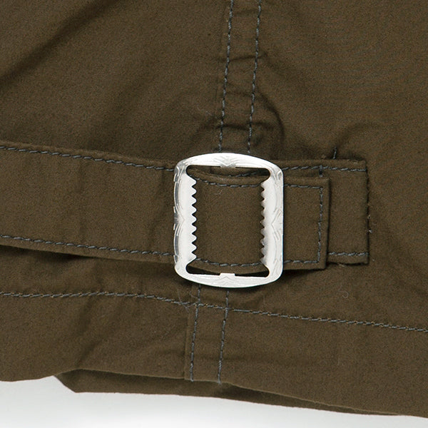 UTICA BLOUSE / COTTON TYPEWRITER CLOTH / BROWN - Image 7