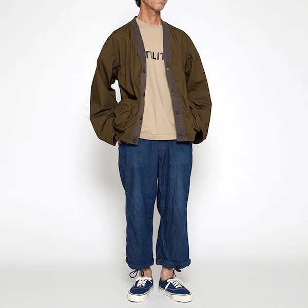 UTICA BLOUSE / COTTON TYPEWRITER CLOTH / BROWN - Image 9