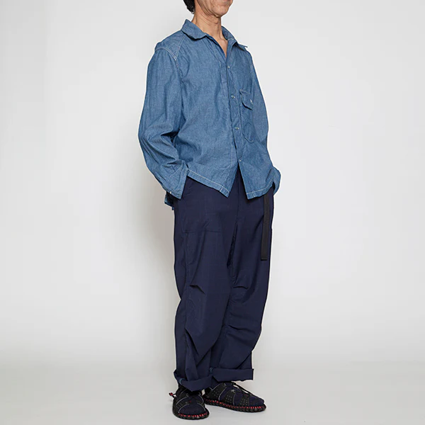 SALE / UTILITY FIELD SHIRT / BLUE CHAMBRAY - Image 10