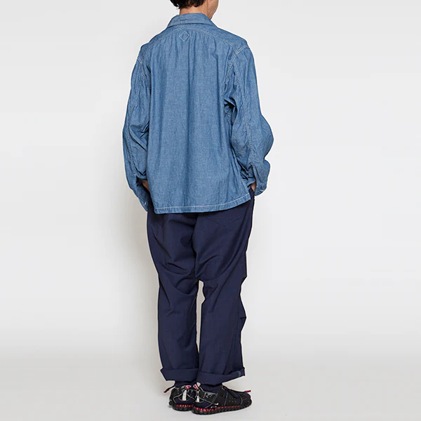 SALE / UTILITY FIELD SHIRT / BLUE CHAMBRAY - Image 11