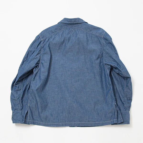 SALE / UTILITY FIELD SHIRT / BLUE CHAMBRAY - Image 3