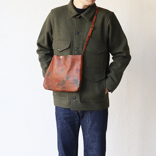 PAINT LEATHER SACOSHE / CALFSKIN - Image 11