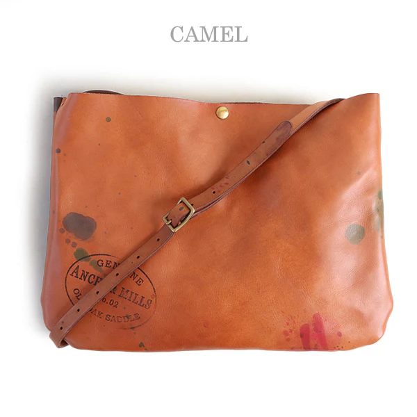 PAINT LEATHER SACOSHE / CALFSKIN - Image 4