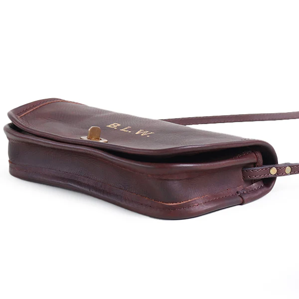 LEATHER CARRY SHOULDER BAG / COW HIDE - Image 7