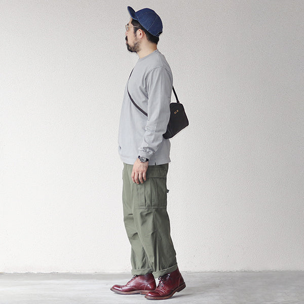 LEATHER OFFICER POUCH BAG / COW HIDE - Image 14