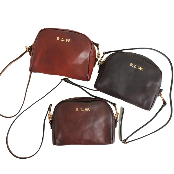LEATHER OFFICER POUCH BAG / COW HIDE - Image 4