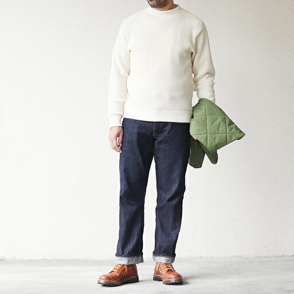 COTTON WAFFLE MID-NECK SHIRT - Image 8